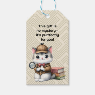 Purrlock Holmes Kitten Mystery Gift Tags