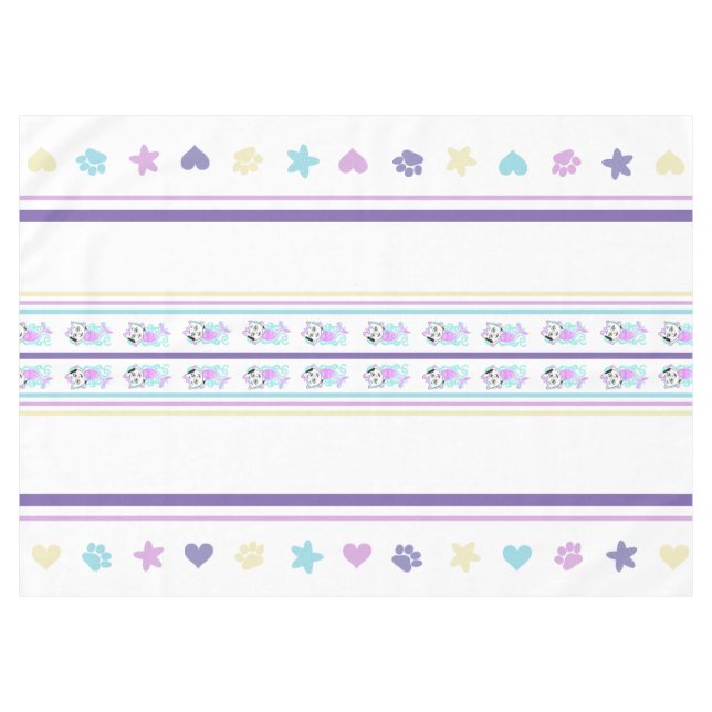 Purrmaid Tablecloth (Front (Horizontal))
