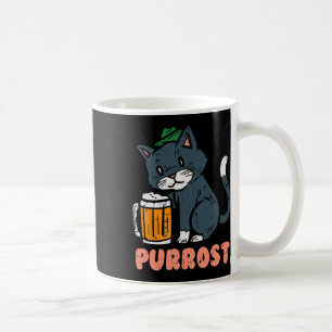 Purrost Cat German Hat Cute October Party Festival Coffee Mug