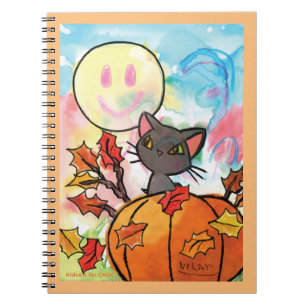 Purrrfect Autumn - Kids Art for CHOC Notebook