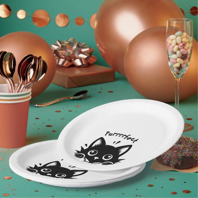Purrrrfect Paper Plate (Multi)