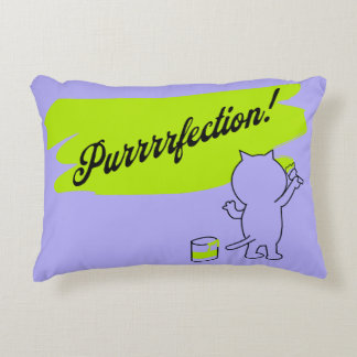 Purrrrfection! Cat Lovers Decorative Cushion