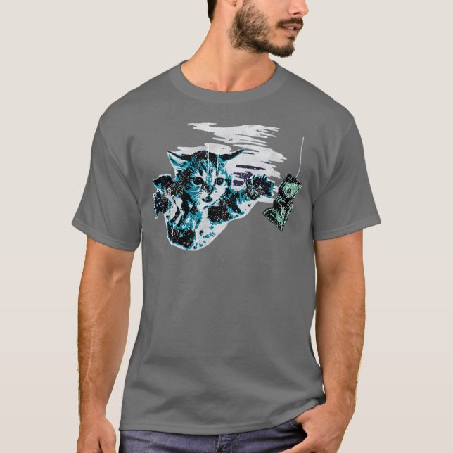 Purrvana Funny Cat T-Shirt (Front)
