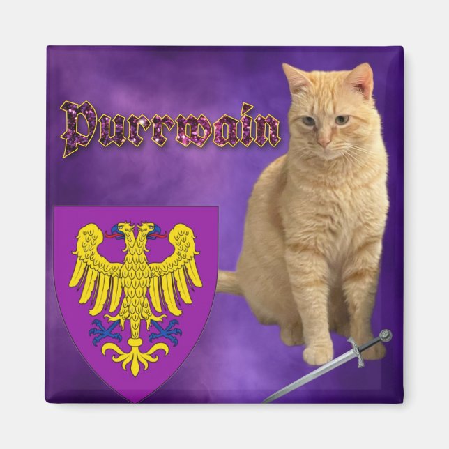 Purrwain magnet (Front)