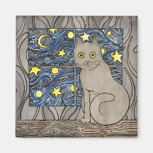 Purry Purry Night Magnet