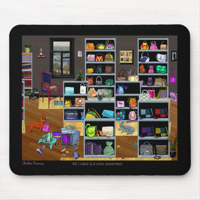 Purses Room Mouse Pad (Front)
