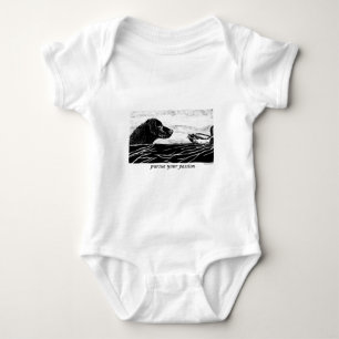 Pursue Your Passion Curly Coated Retriever Baby Bodysuit