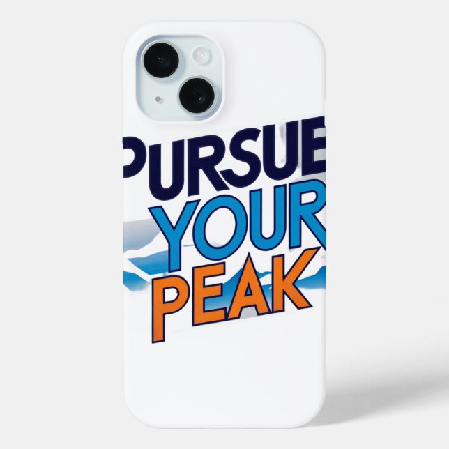 Pursue Your Peak Case-Mate iPhone Case (Back)