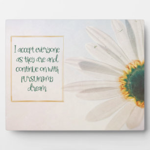 Pursuing My Dream Plaque