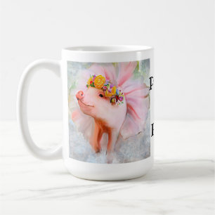 Purt Piggy in a Dress, When Pigs Fly Mug