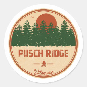 Pusch Ridge Wilderness Arizona Classic Round Sticker