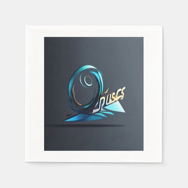 Puscs paper & party napkins (Front)