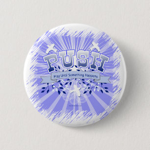 PUSH 6 CM ROUND BADGE
