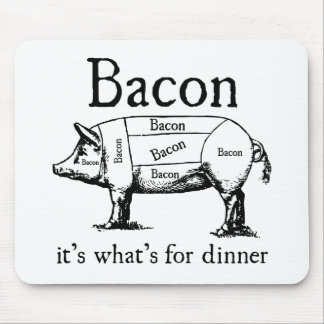 Push Button, Receive Bacon - Bacon Dispenser Mouse Mat
