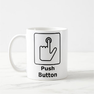 Push Button / Receive Bacon Coffee Mug