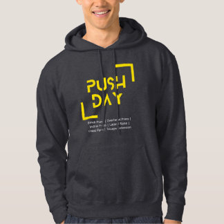 Push Day Workout Gym Addict  Hoodie