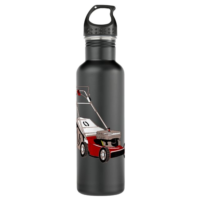 Push Lawn Mower 710 Ml Water Bottle (Front)