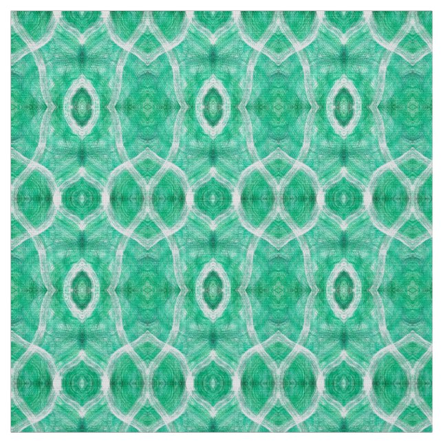 Push Light Green Abstract Watercolor Art Fabric (Swatch)