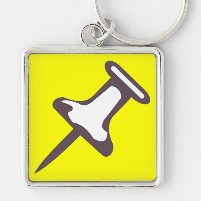 Push Pin - Son of Thumb Tack Key Ring (Front)