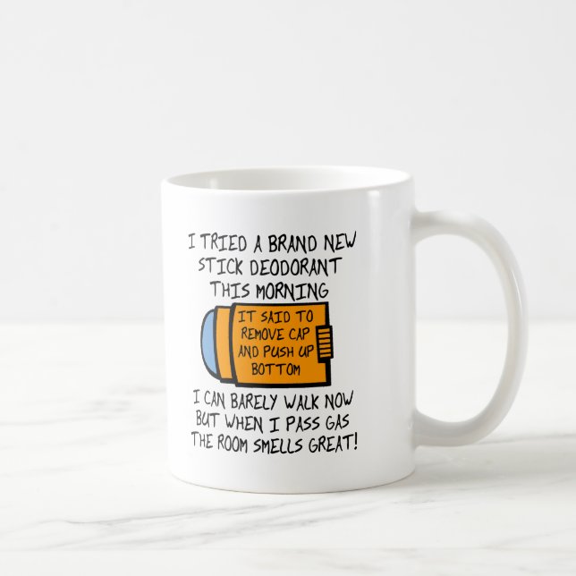 Push Up Bottom Funny Mug (Right)
