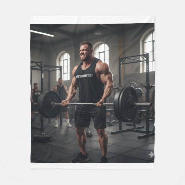 Push your limit fleece blanket (Front)