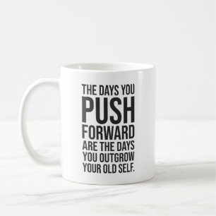 Push Yourself, Gym, Hustle, Success Motivational Coffee Mug