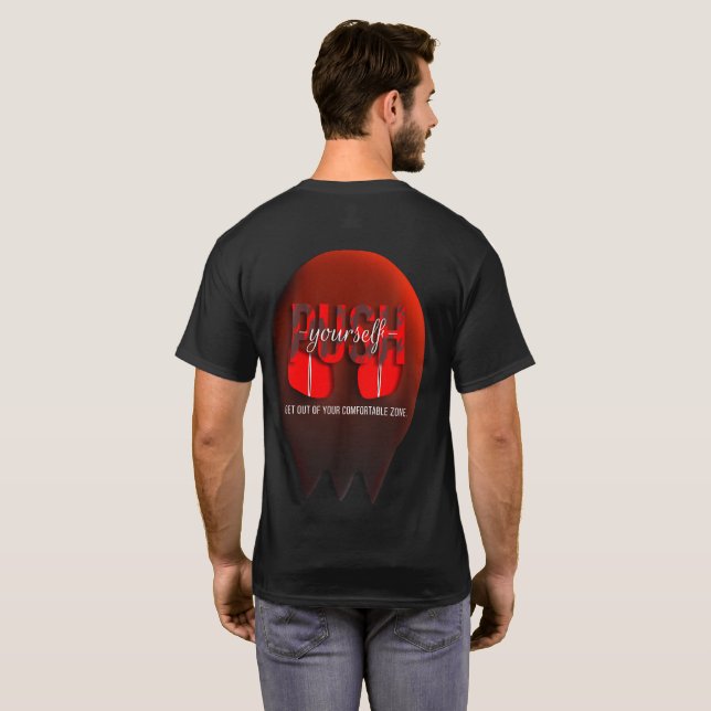 Push Yourself T-Shirt | Motivational Fitness (Back Full)