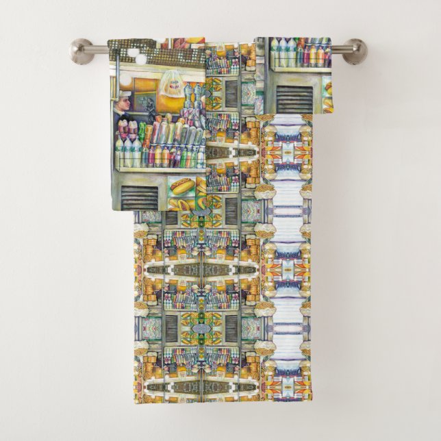 Pushcart Paradise Bath Towel Set (Insitu)