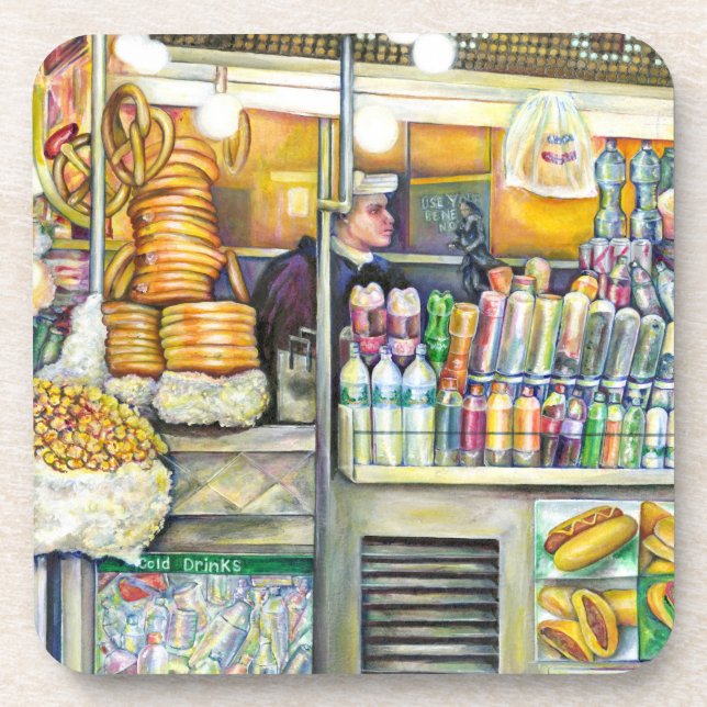 Pushcart Paradise Coaster (Front)