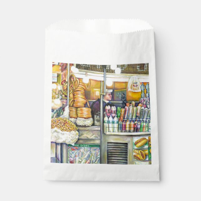 Pushcart Paradise Favour Bags (Front)