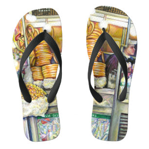 Pushcart Paradise Flip Flops