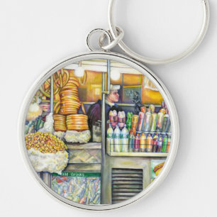 Pushcart Paradise Key Ring