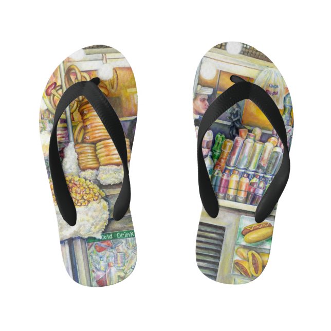 Pushcart Paradise Kid's Flip Flops (Footbed)
