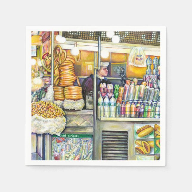 Pushcart Paradise Napkin (Front)