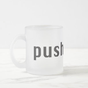 pushwood frosted mug