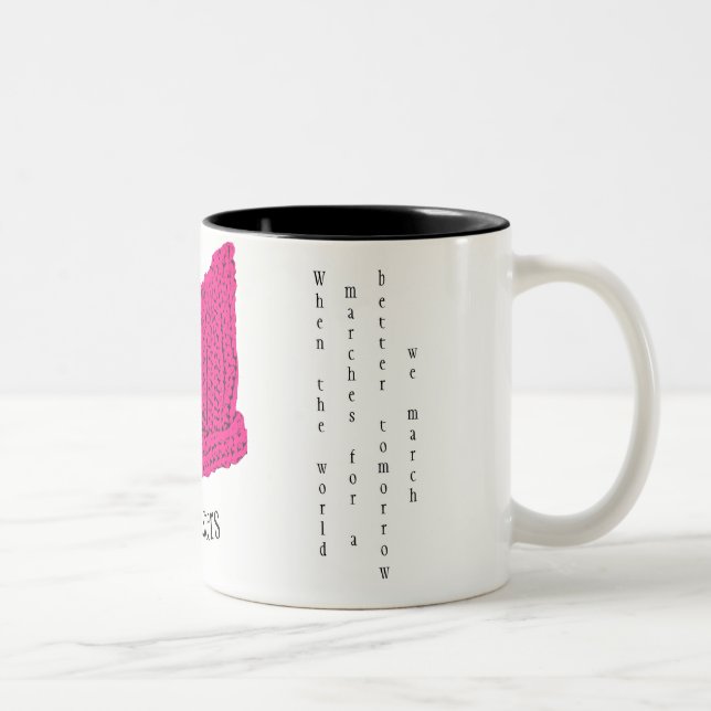 Pussy Hat Mug - for a little love in the morning (Right)