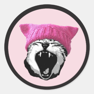 Pussy-hat Sticker - 3"