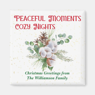 Pussy Willow Catkin Bouquet Christmas Magnet