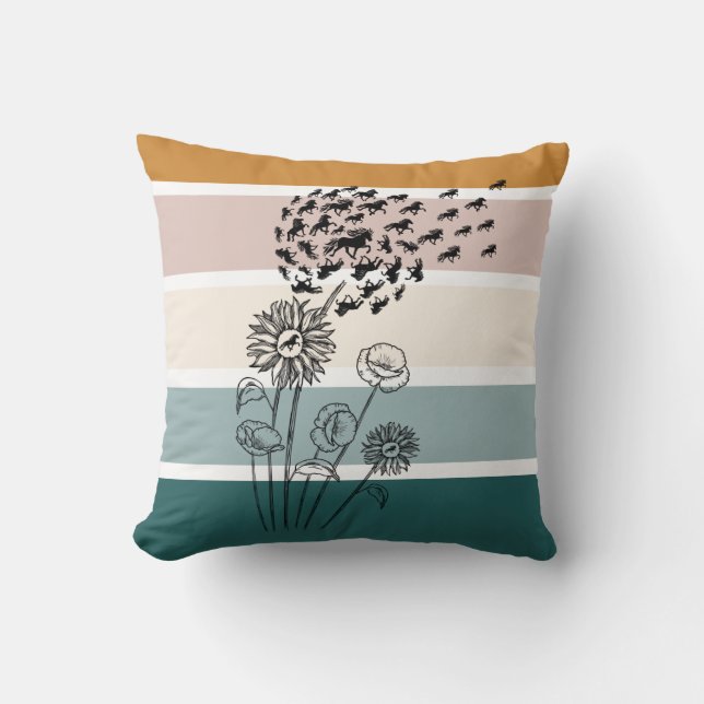 Pusteblume mit Tölter  Cushion (Front)