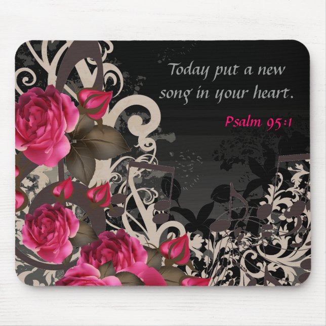 Put a New Song in Your Heart Mousepad (Front)