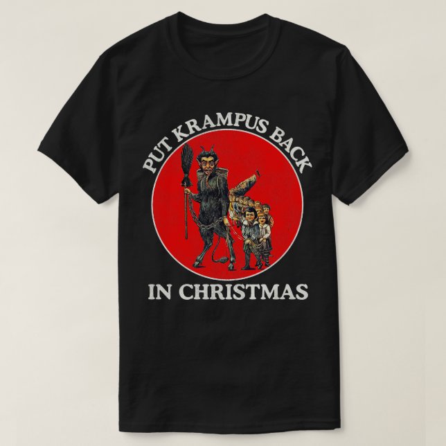 Put Back in Christmas T-Shirt (Design Front)