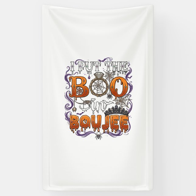 Put Boo Boujee Halloween Diamond Ring Crown_1 Banner (Vertical)