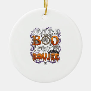 Put Boo Boujee Halloween Diamond Ring Crown_1 Ceramic Tree Decoration