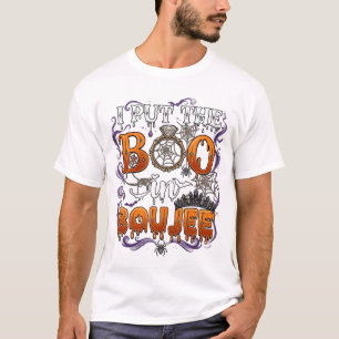 Put Boo Boujee Halloween Diamond Ring Crown_1 T-Shirt