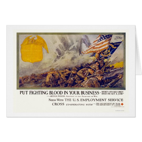 Put fighting blood in your business card