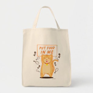 Put Food In Me Tote Bag