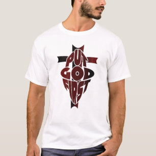 Put God First” retro-style  T-Shirt