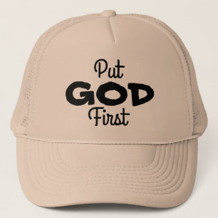 Put GOD First Trucker Hat