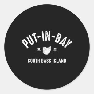 Put In Bay Classic Round Sticker