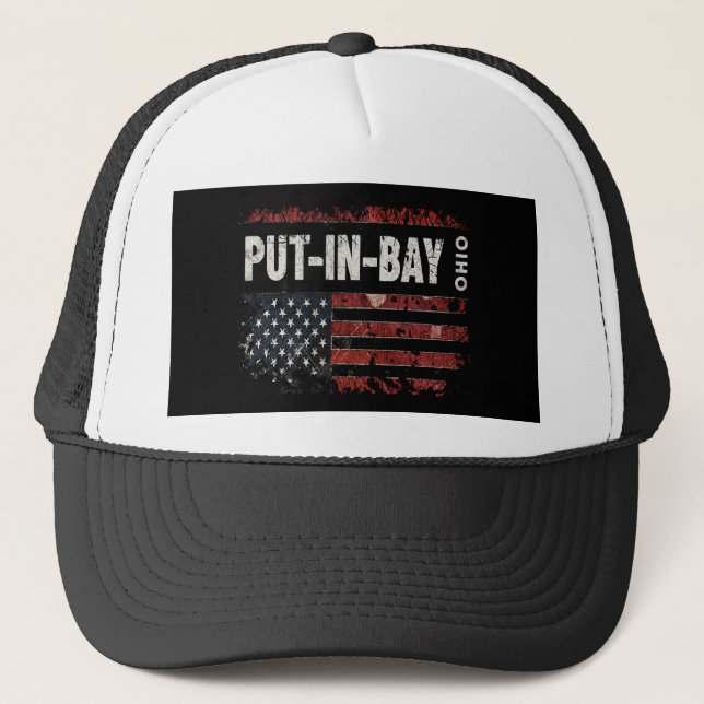 Put-in-Bay Ohio Trucker Hat (Front)